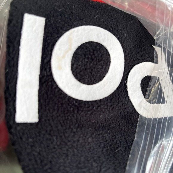 Polaroid Womens Cropped 1/4 Zip Color Block Pullover Sweatshirt Size Medium Red - Picture 8 of 8